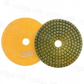 Алмазный гибкий шлифовальный круг тип :А медный  Д 100 №200
