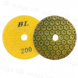 Алмазный гибкий шлифовальный круг BL гайка на медной основе №200