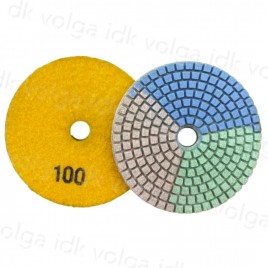 Алмазный гибкий шлифовальный диск 3 color Д100 №100