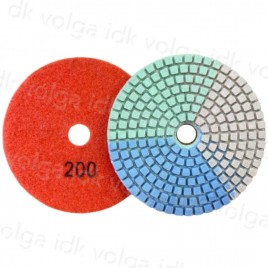 Алмазный гибкий шлифовальный диск 3 color Д100 №200