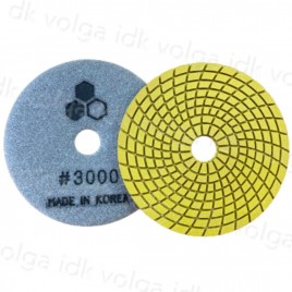 Алмазный гибкий шлифовальный круг PWHITE Д100 №3000