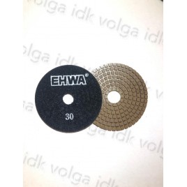 Алмазный гибкий шлифовальный круг EHWA супер премиум Д 100 №30