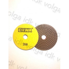 Алмазный гибкий шлифовальный круг EHWA супер премиум Д 100 №200