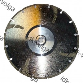 Турбо гальванический круг Д230мм с фланцем М14